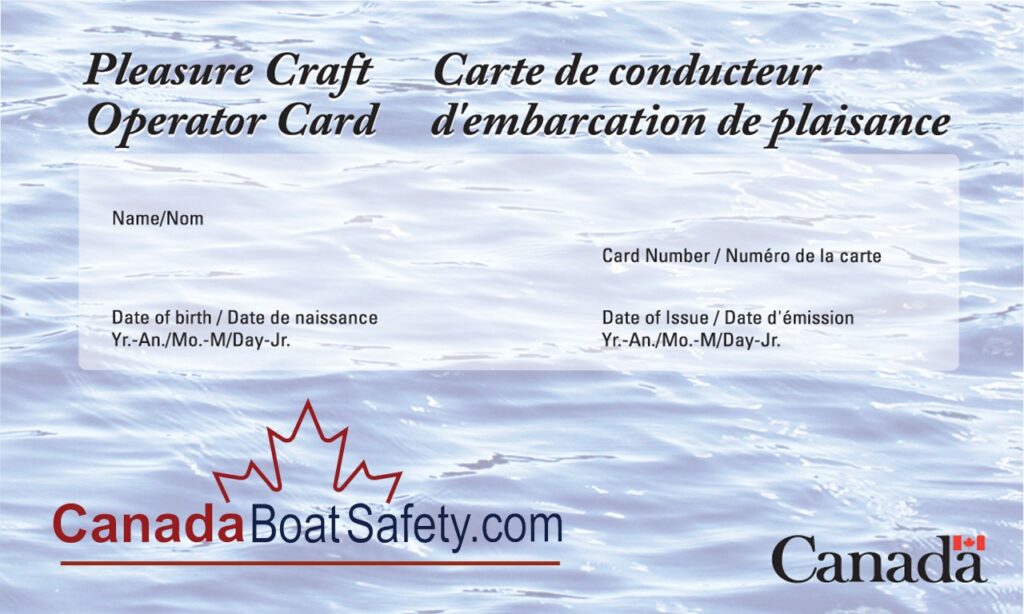 Canadian Boating Licence